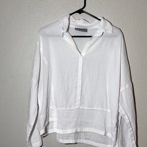 Eleven Stitch White Blouse L